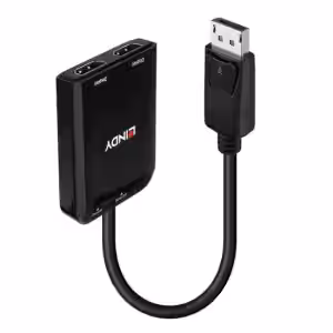 Lindy 38433 DisplayPort to 2 Port HDMI MST Hub 4K 30Hz