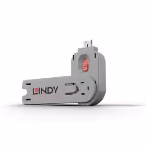 LINDY USB-A Port Blocker Extra Key Pink 40620