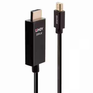 Lindy 40922 2m Mini DisplayPort to HDMI 4K60Hz HDR Adapter Cable