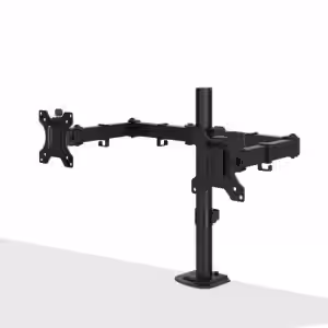 LINDY 40711 Dual Adjustable Display Mount VESA 75/100 C-Clamp