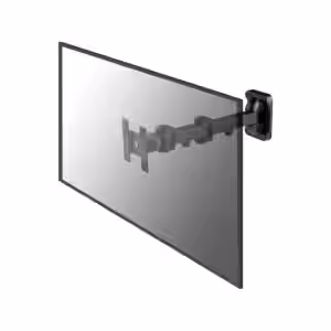 LINDY 40765 Multi Joint Cantilever TV Wall Bracket Black Up to 10kg, VESA 75x75/100x100