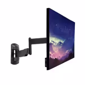LINDY 40714 Single Adjustable Wall Mounted Display Mount 20kg, VESA 75/100