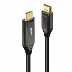Lindy 40931 Active DisplayPort to HDMI Adapter Cable 2m 8K60Hz 4K120Hz