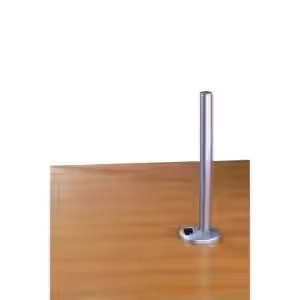 LINDY 40962 450mm Modular Desktop Mounting System Desk Grommet Clamp Pole, Silver