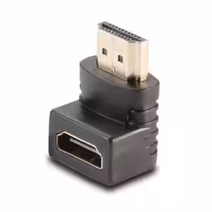 LINDY 41085 HDMI Female to HDMI Male 90 Degree Adapter Down