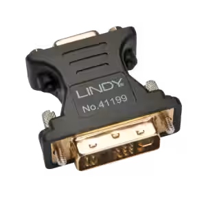 LINDY 41199 DVI-A Male to VGA Female Adapter Black