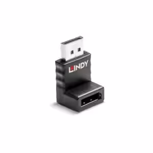 LINDY 41365 DisplayPort 1.2 Upward Angled Adapter, 4K 60Hz