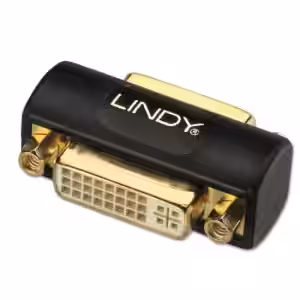 LINDY 41233 DVI Female to Female Coupler Black