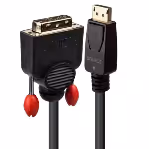 LINDY 41490 1m DisplayPort to DVI-D Adapter Cable