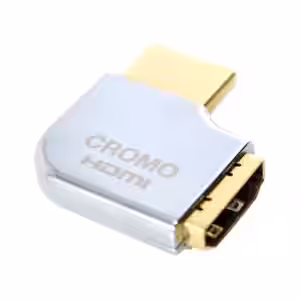 LINDY CROMO HDMI Male to HDMI Female 90 Degree Right Angle Adapter (Right)