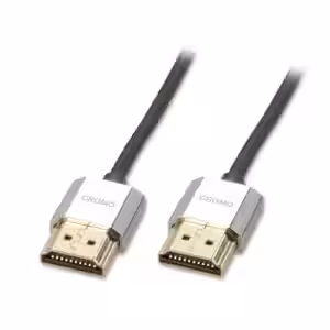 LINDY 41672 CROMO Slim 2m High Speed HDMI Cable with Ethernet 4K 60Hz
