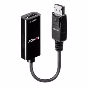 LINDY DisplayPort 1.2 to HDMI 4K30Hz Passive Adapter 41718