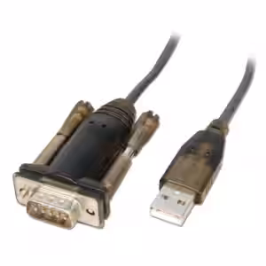 LINDY 42855 USB to Serial Converter Lite, 9 Way D Male to USB A Male