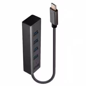 LINDY 43325 4 Port USB 3.2 Type C Hub 5Gbps