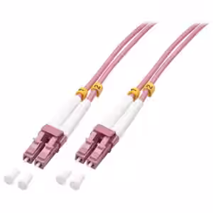 LINDY LC OM4 50/125 Fibre Optic Patch Cable 3m