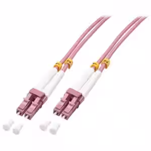 LINDY 5m LC to LC OM4 Multimode Fibre Optic Cable