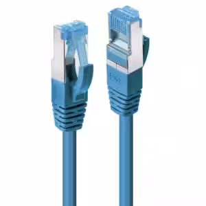 LINDY CAT6a S/FTP LSZH Snagless Ethernet Cable 0.5m Blue