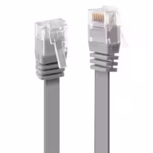 LINDY 2m Cat.6 U/UTP Flat Ethernet Cable 47492