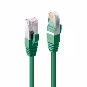 LINDY Cat.6A S/FTP LSZH Snagless Ethernet Cable Green 0.3m