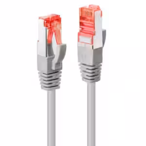 Lindy 2m Cat.6 S/FTP PIMF Snagless RJ45 Ethernet Cable, Grey
