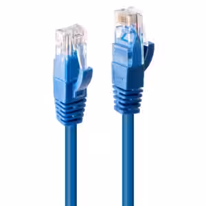 LINDY CAT6 U/UTP Ethernet Cable 0.3m Blue
