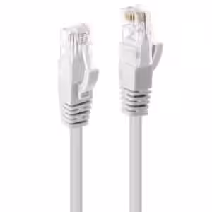 LINDY Cat.6 U/UTP Snagless Ethernet Cable White 2m