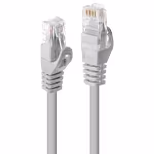 LINDY 48361 Cat.5e U/UTP Snagless Ethernet Cable 0.5m Grey