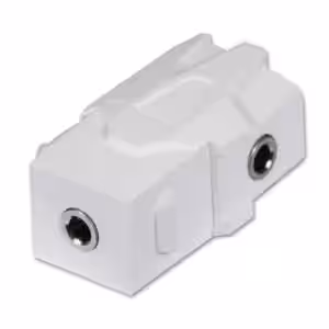 LINDY 60493 3.5mm Stereo Keystone Module 90 Degree Right Angled Female to Female