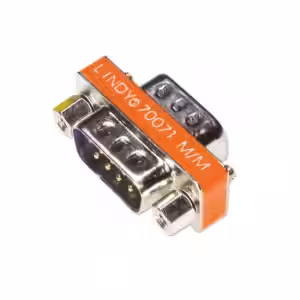 LINDY 70071 Mini Gender Changer 9 Way D Male to Male