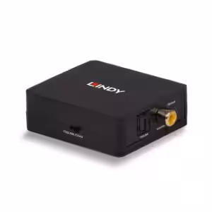 Lindy 70457 Bi-Directional Digital SPDIF Coaxial & Toslink Audio Converter 192kHz