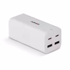 LINDY 73441 100W 4-Port USB-C & USB-A GaN Fast Charger