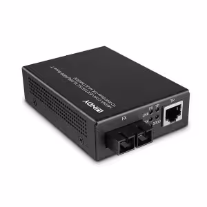 LINDY 25119 Media Converter SC 10/100/1000 Base-T to 1000 Base-FX Multimode