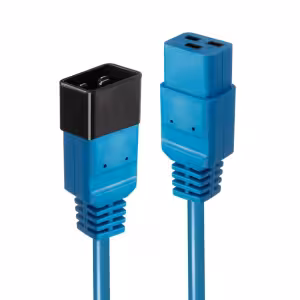 LINDY 30122 IEC C19 to C20 Extension Cable, 3m, Blue, 16A