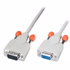 Lindy 31525 5m Serial Extension Cable 9 Way D Male to Female