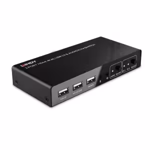 LINDY 32809 2 Port HDMI 4K60 USB 2.0 & Audio KVM Switch