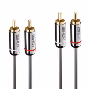 Lindy Cromo Line Dual Phono Audio Cable 10m