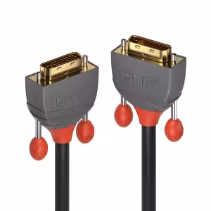 LINDY Anthra Line DVI-D Dual Link Cable 1m 2560x1600 28AWG