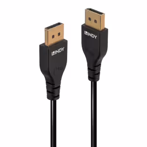 LINDY 1m Slim DisplayPort 1.4 Cable 8K 60Hz 4K 144Hz