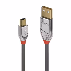 LINDY Cromo Line 7.5m USB 2.0 Type A to Mini-B Cable
