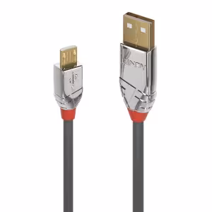 LINDY Cromo Line 1m USB 2.0 Type A to Micro-B Cable