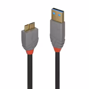 Lindy Anthra Line USB 3.2 Type A to Micro-B Cable 5Gbps 3m
