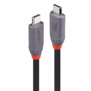 LINDY Anthra Line 0.8m USB4 USB-C to C Cable, 40Gbps, 240W, 48V, 8K60
