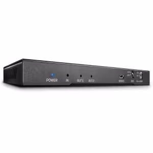 LINDY 38230 2 Port HDMI 18G Splitter with 4K 60Hz Audio Extraction & Downscaling