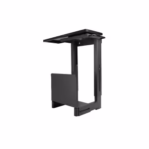 LINDY 40284 Sliding Under Desk PC Holder Black, 30kg Capacity