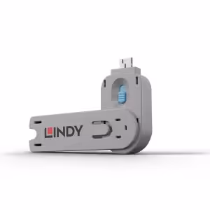 LINDY USB-A Port Blocker Extra Key Blue (40622)