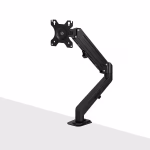 LINDY 40707 Single Desktop Gas Arm Display Mount VESA 75/100 Black