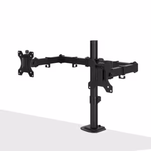LINDY 40711 Dual Adjustable Display Mount VESA 75/100 C-Clamp