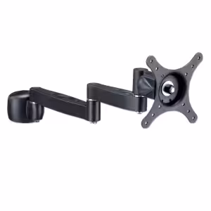 Lindy Modular Desktop Mounting System Adjustable LCD Arm, Black (40958)
