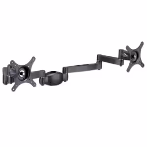 LINDY Black Modular System Dual Adjustable LCD Arms 40959 12kg