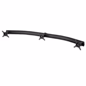 LINDY Triple Bracket Curved Arm for Modular Desktop Mounting System, Black